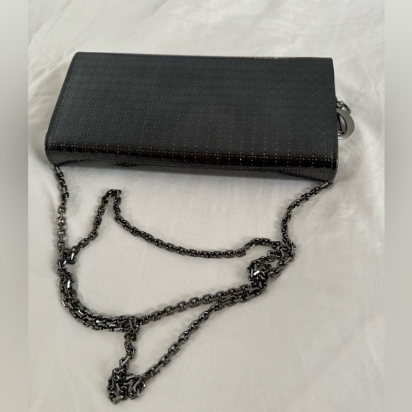 Christian Dior Micro-Cannage Lady Dior Croisiere Wallet On Chain - Picture 9 of 10